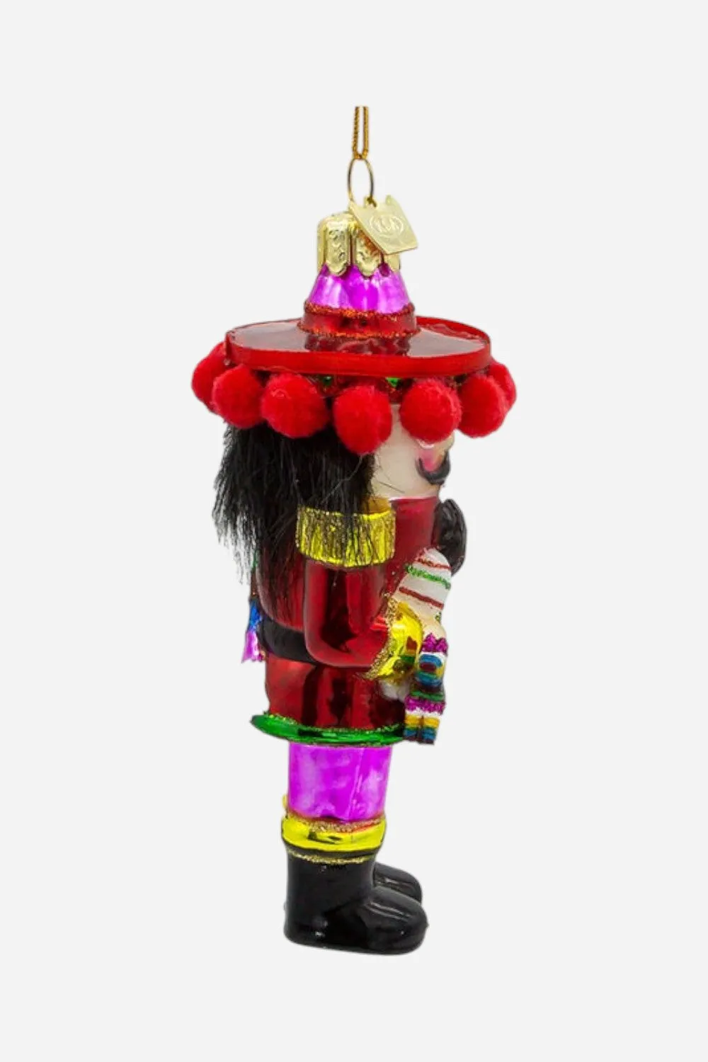 Kurt S. Adler Noble Gems Glass Mexican Nutcracker Ornament