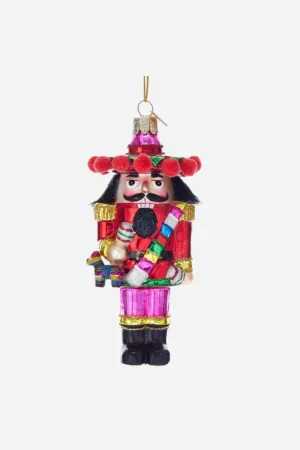 Kurt S. Adler Noble Gems Glass Mexican Nutcracker Ornament