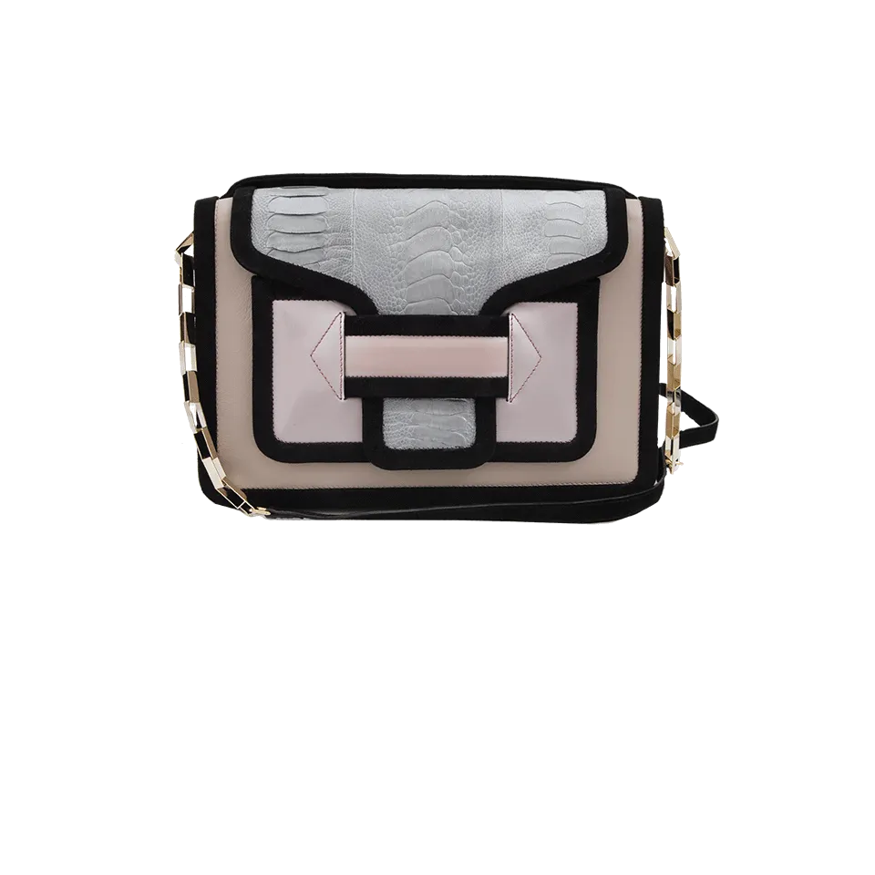Large Flap Front Handbag