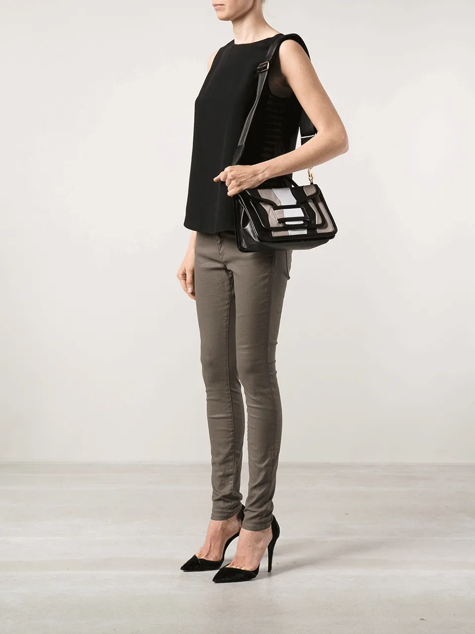 Large Flap Front Handbag