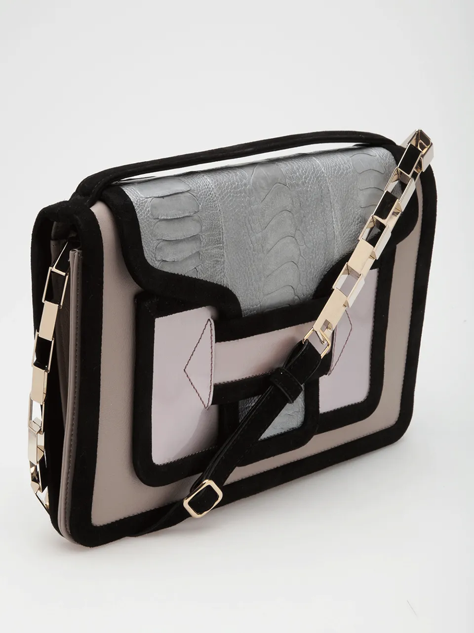 Large Flap Front Handbag