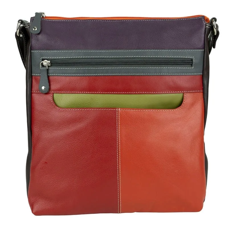 Leah Orange Multi Shoulder Bag