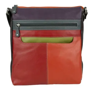 Leah Orange Multi Shoulder Bag