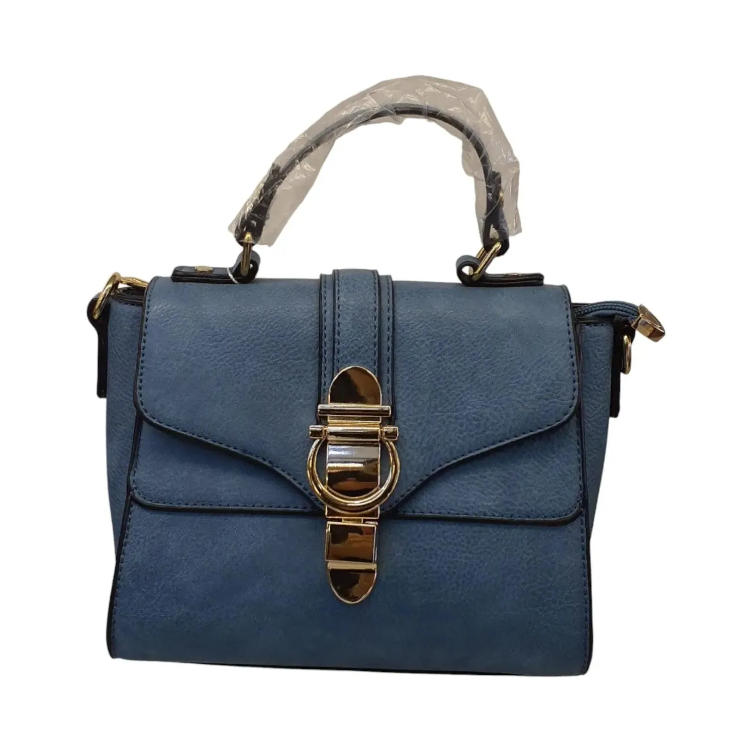 Leather Flap Satchel Bag