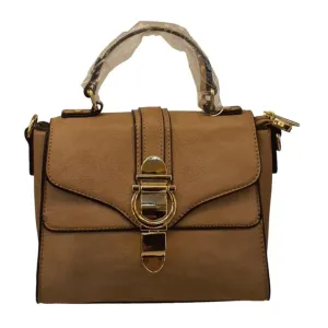Leather Flap Satchel Bag