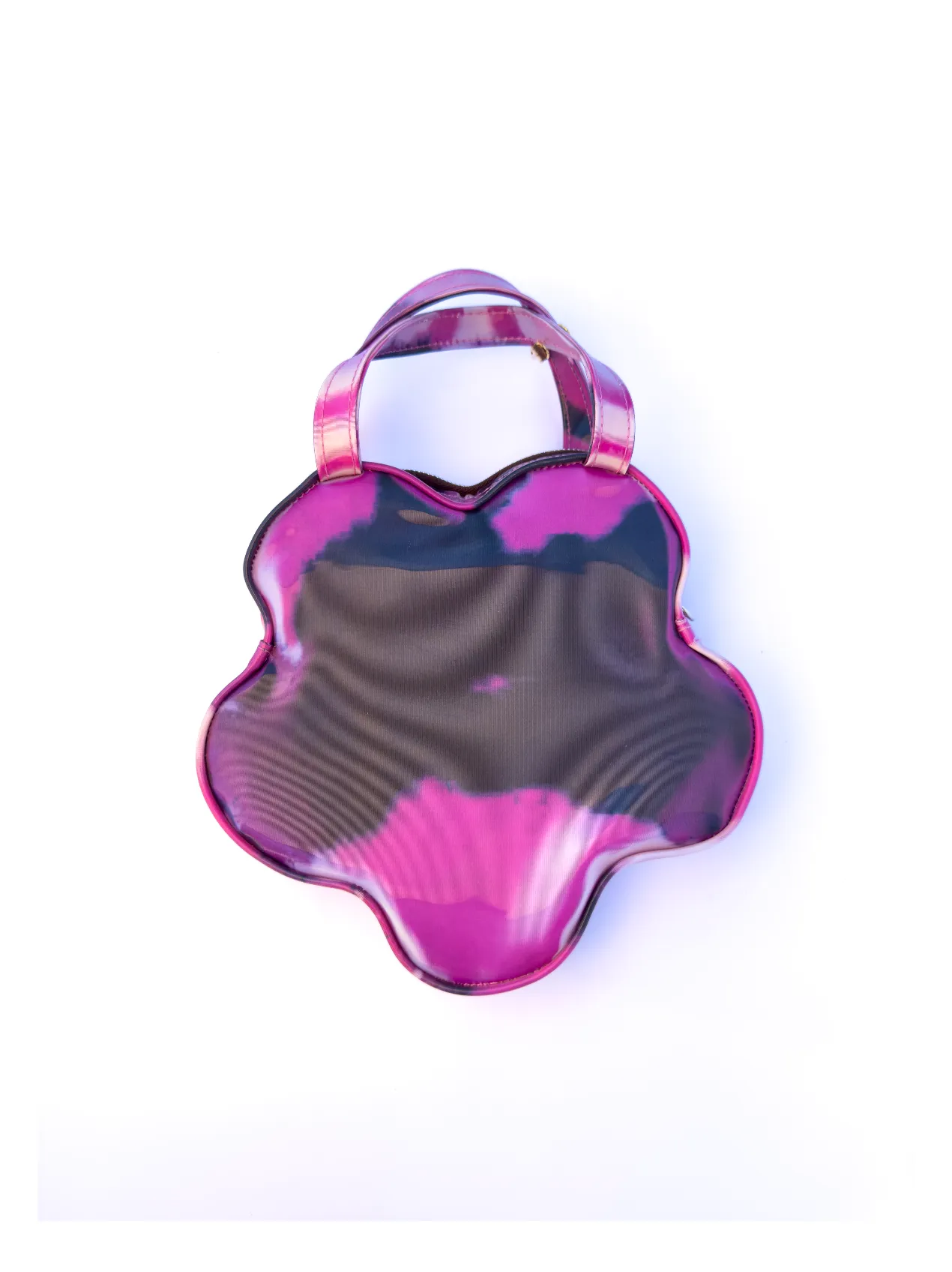 Lenticular Colour-Changing Pink Blueberry Cow Flower Handbag