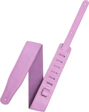 Levy's M26GFP-PNK Pastel Leather Guitar Strap (Pink)