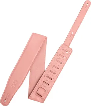 Levy's M26GFP-SLM Pastel Leather Guitar Strap (Salmon)