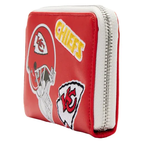 LF NFL Kansas City Chiefs Patches ZipAround Wallet