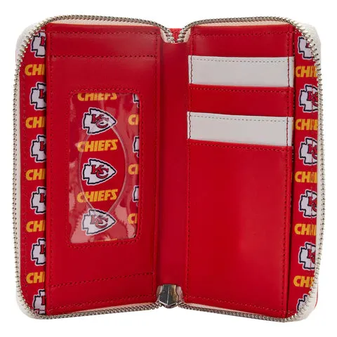 LF NFL Kansas City Chiefs Patches ZipAround Wallet