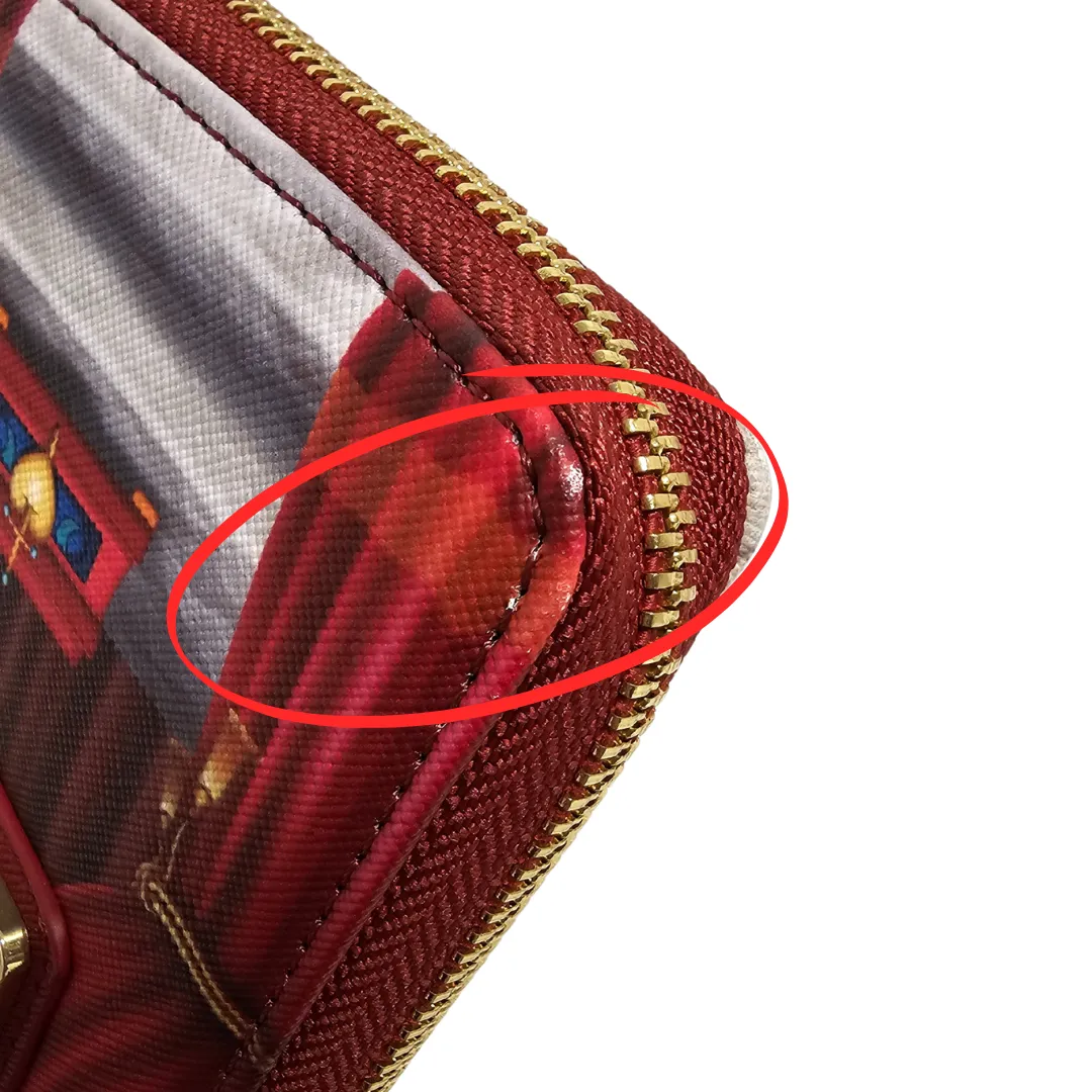 Loungefly Disney Snow White Evil Queen Throne Zip Around Wallet DEFECTIVE #261