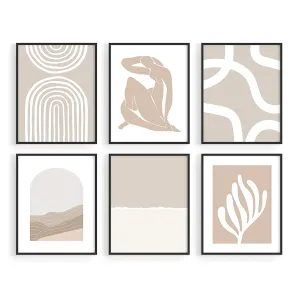 Matisse Brown Wall Poster Pack