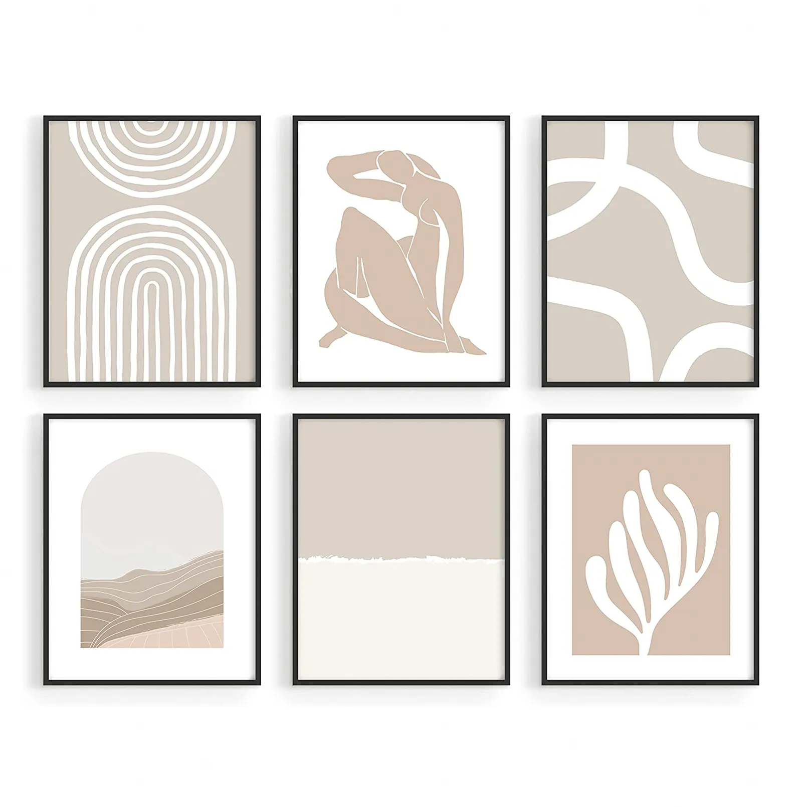Matisse Brown Wall Poster Pack
