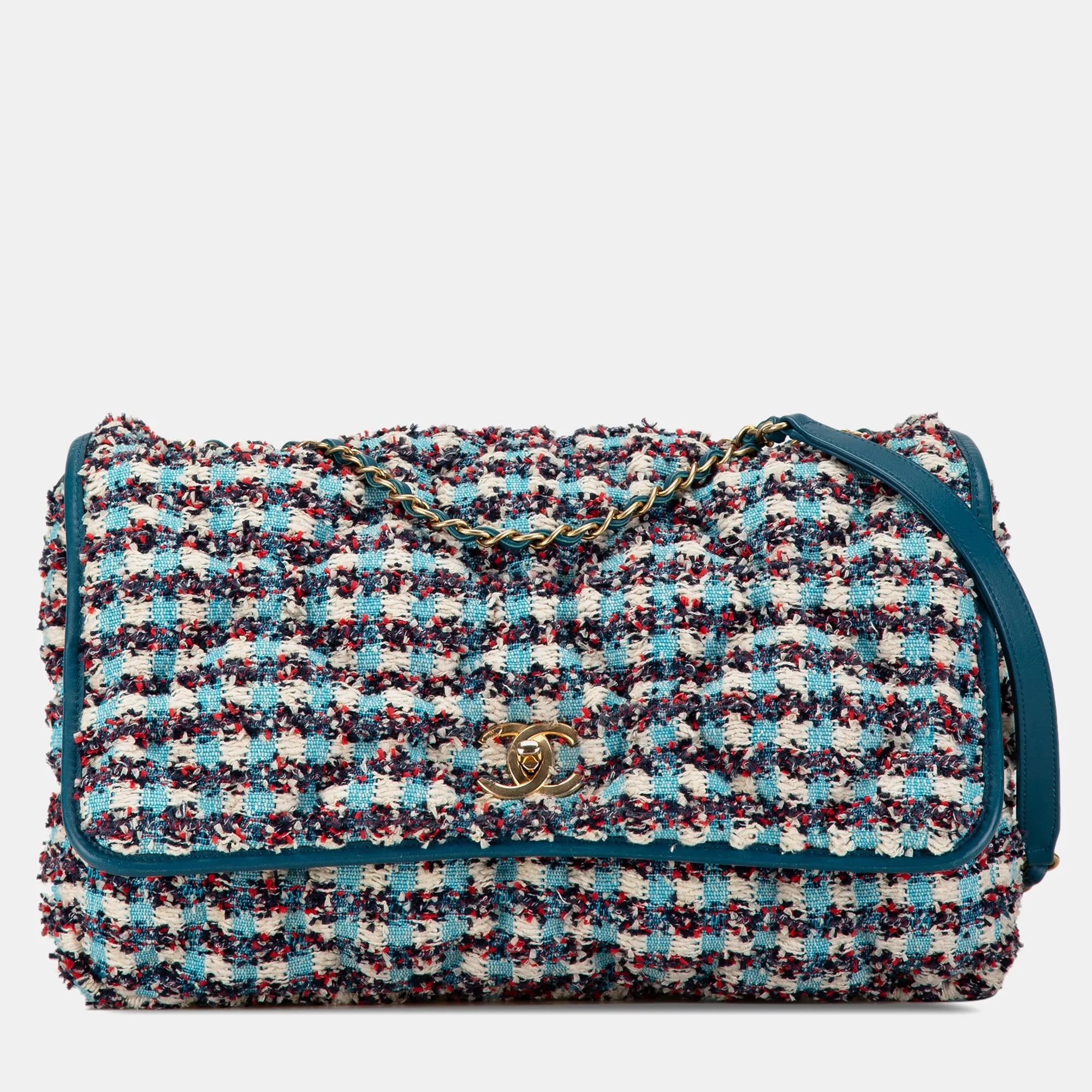 Maxi Tweed Chesterfield Single Flap
