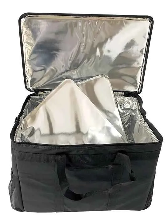 Medium Top-Loading Utility Full Multi-Pan Catering Delivery Bag with Leak-Proof Lining - 2 Pack