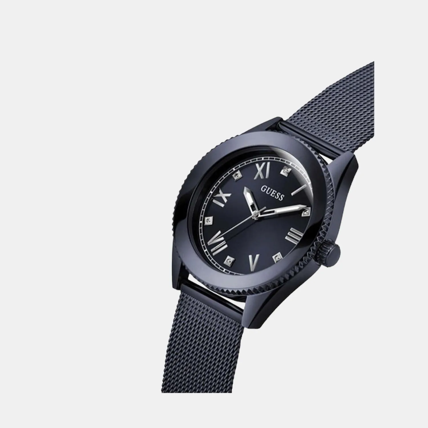 Men Black Analog Stainless Steel Watch GW0495G3