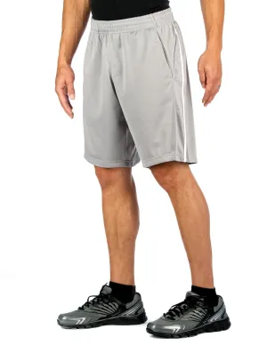 Men's Active Shorts - Black/Gray - Grey