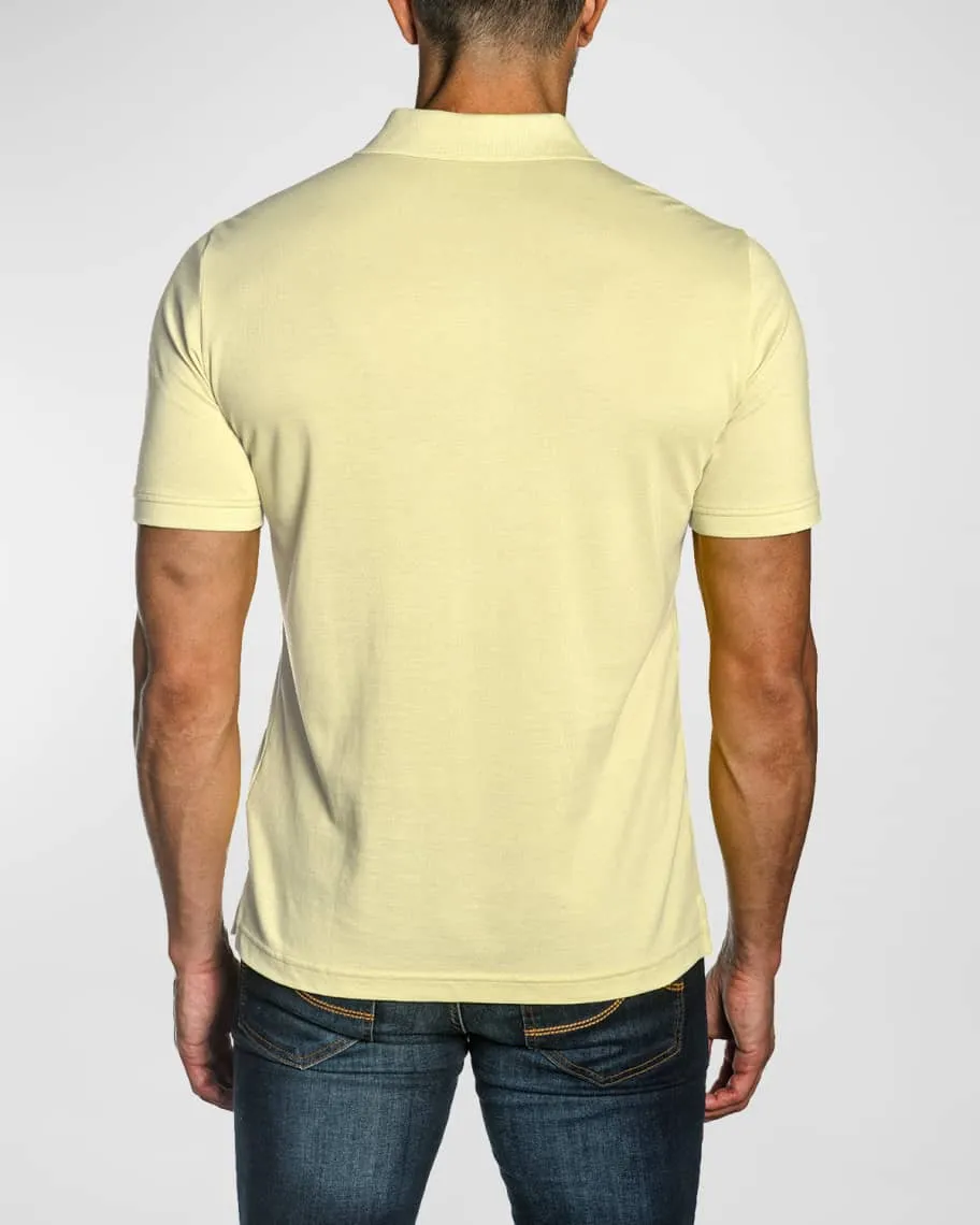 Men's cotton polo shirt Pima Jared Lang