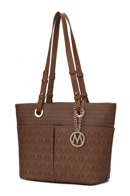 Mia K Fashion Collection Lori Printed Tote Bag Handbag