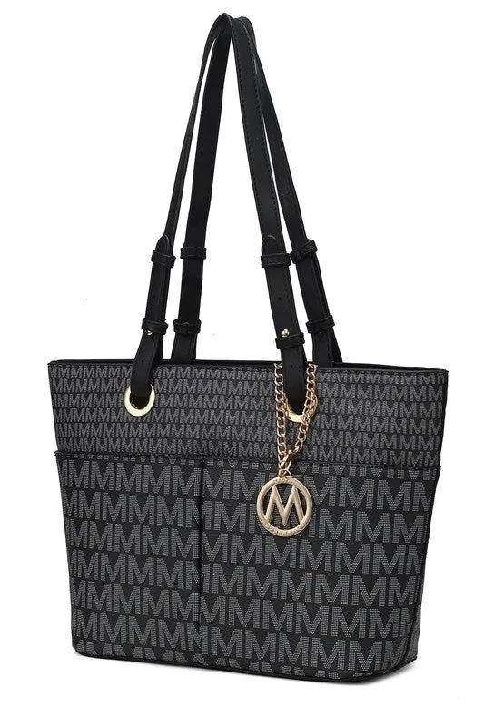 Mia K Fashion Collection Lori Printed Tote Bag Handbag