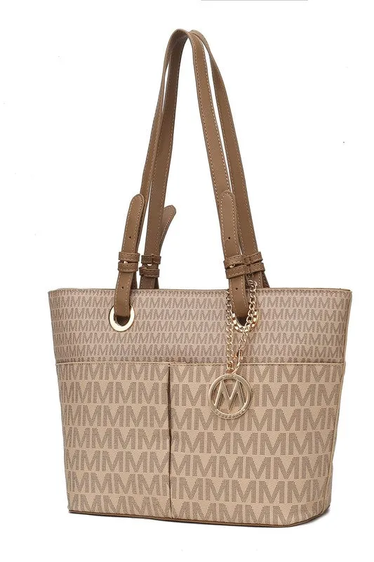 Mia K Fashion Collection Lori Printed Tote Bag Handbag