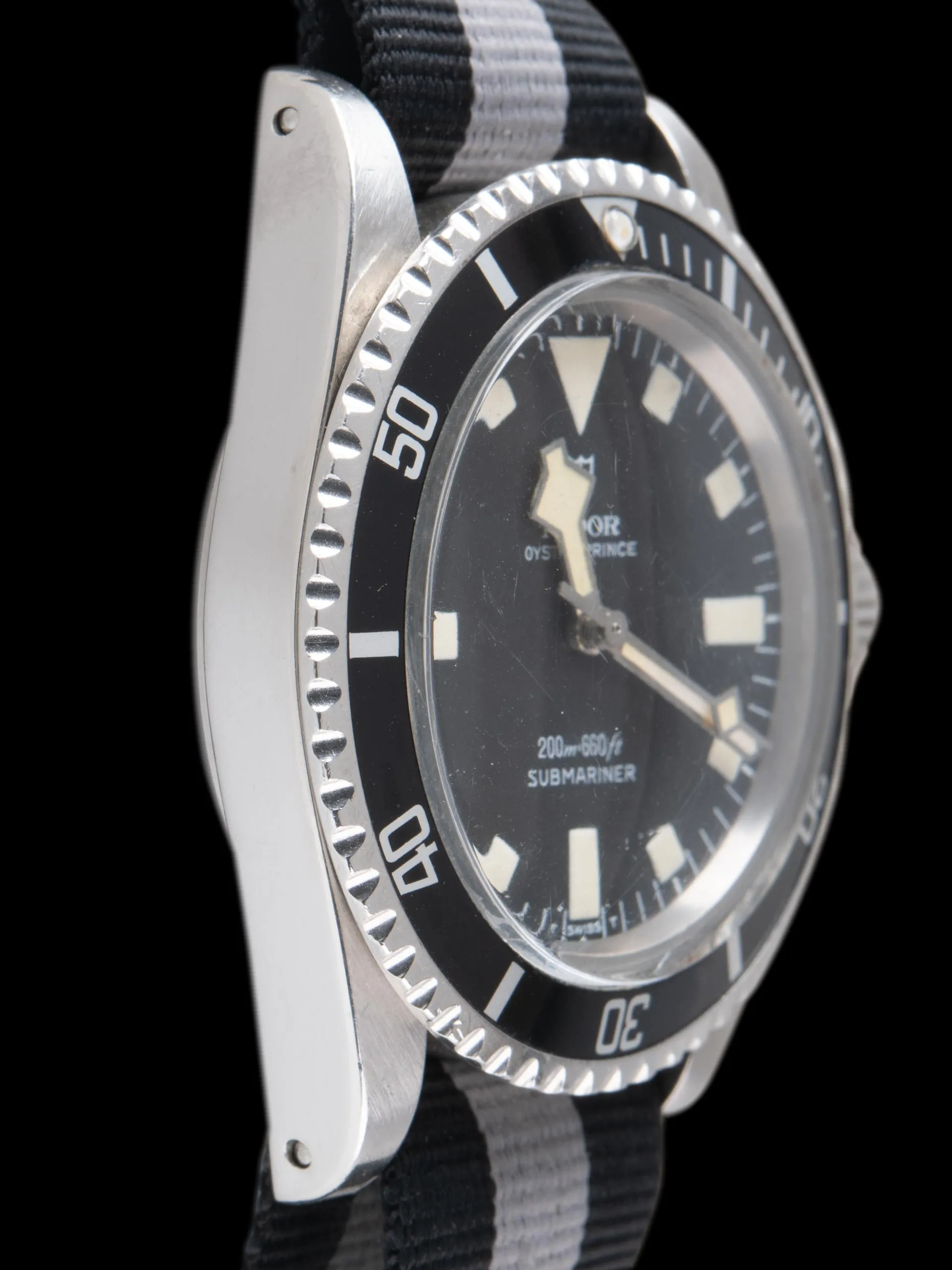 *Military Issued* 1980 Tudor Marine Nationale Snowflake Submariner (Ref. 94010) Black Dial