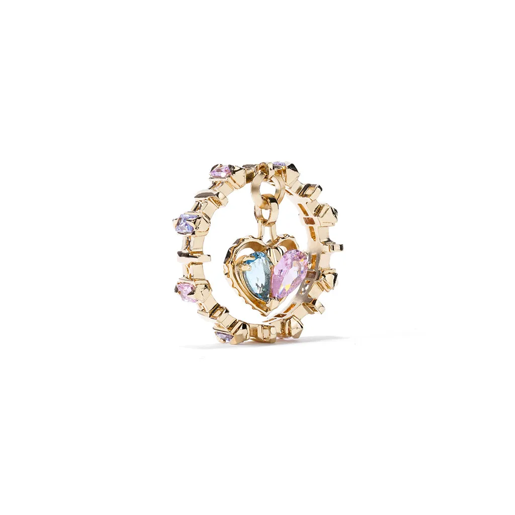 Mini Pilot X Love Song Ring [Pastel gems/Yellow gold]