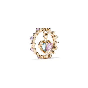 Mini Pilot X Love Song Ring [Pastel gems/Yellow gold]