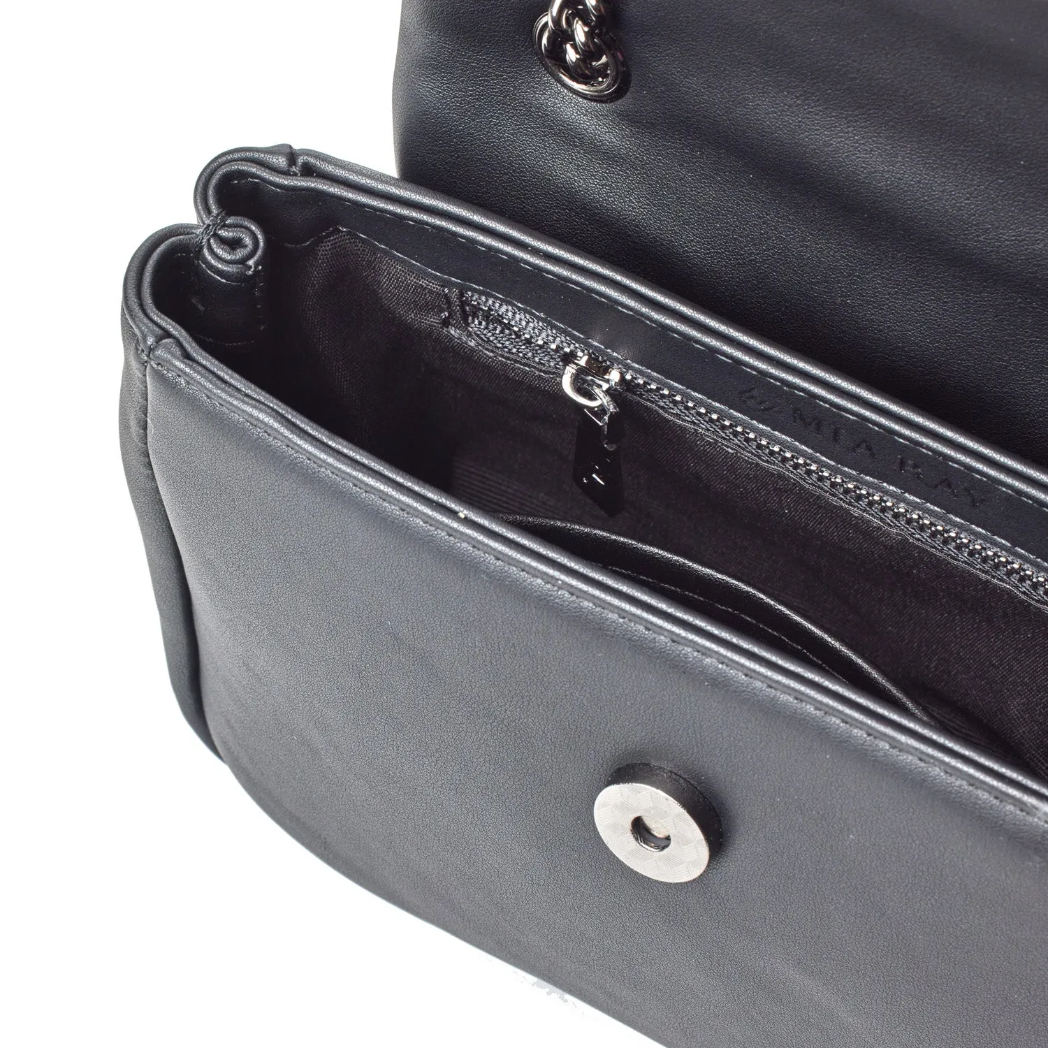 MINI STANDARD FLAP BAG - BLACK