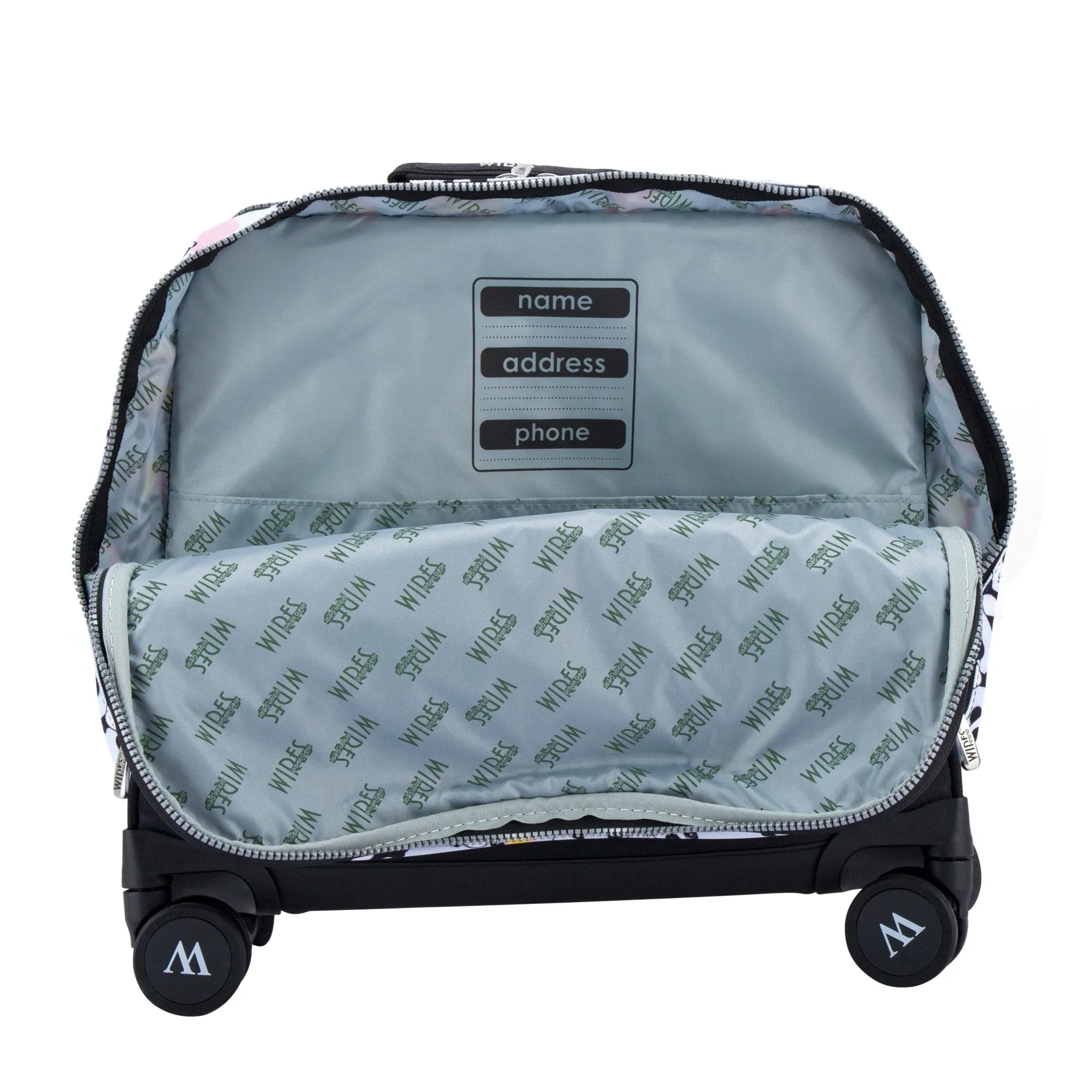 Mist Panda School Bag Trolley Set of 4(Lunch Bag & Pencil Case) Lunch Box