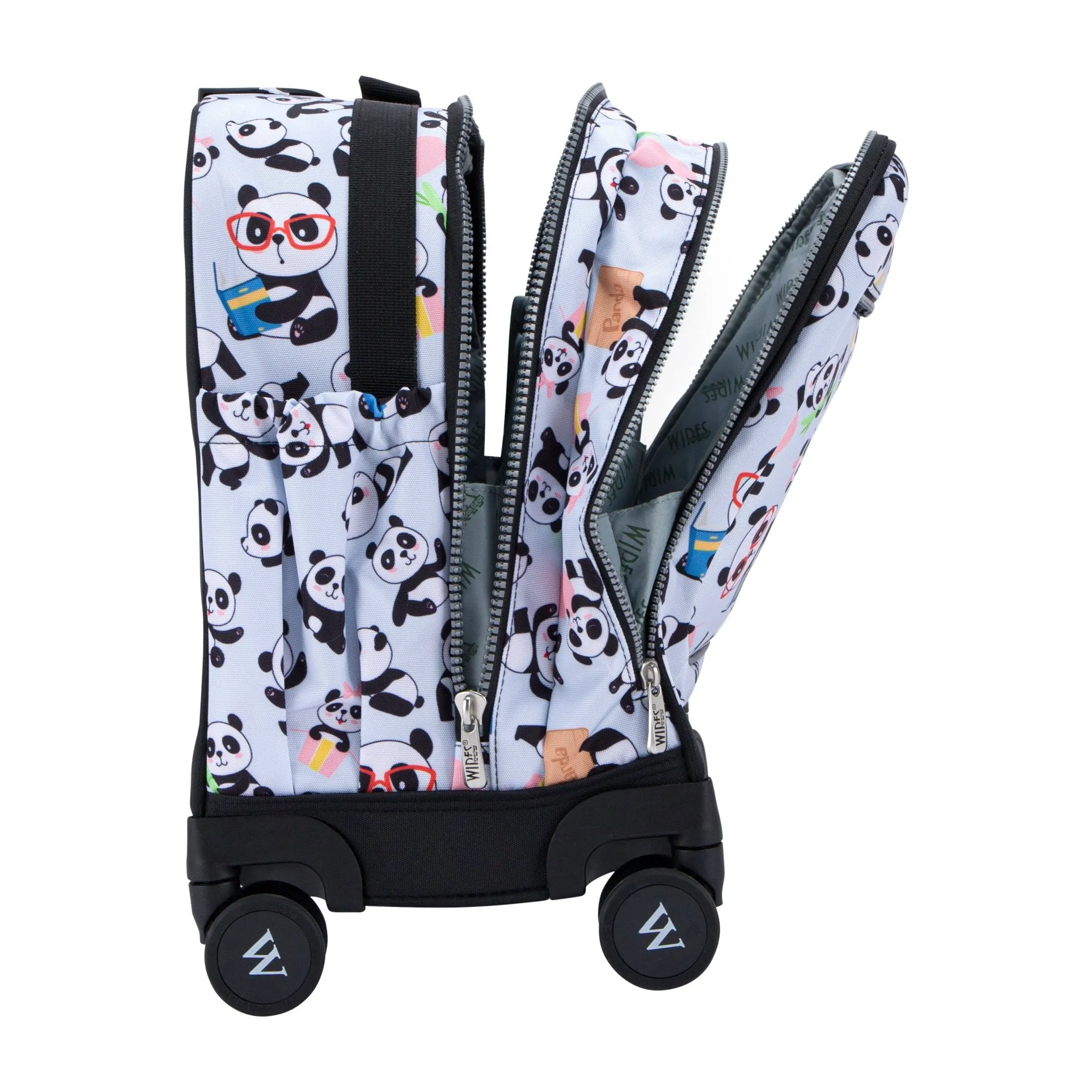 Mist Panda School Bag Trolley Set of 4(Lunch Bag & Pencil Case) Lunch Box