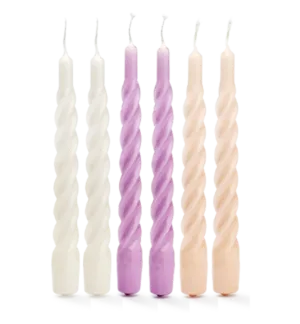 Mixed Twisted Candle Box Pastel