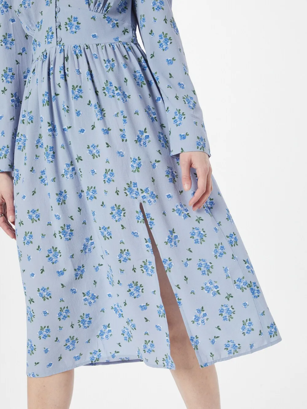 Monki dress, blue/pastel blue