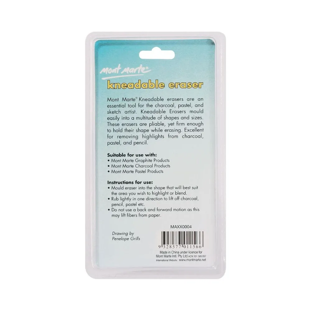 MONT MARTE KNEADABLE ERASERS 2PC SET