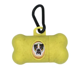 Monty's Bags - Eco-Friendly Poop Bag Dispenser   15 Compostable Bags