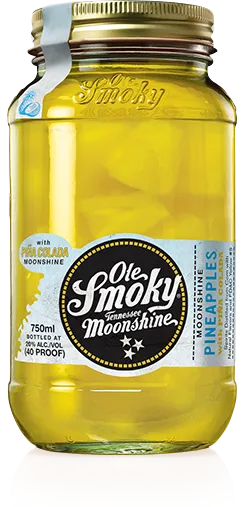 Moonshine Pineapples with Pina Colada