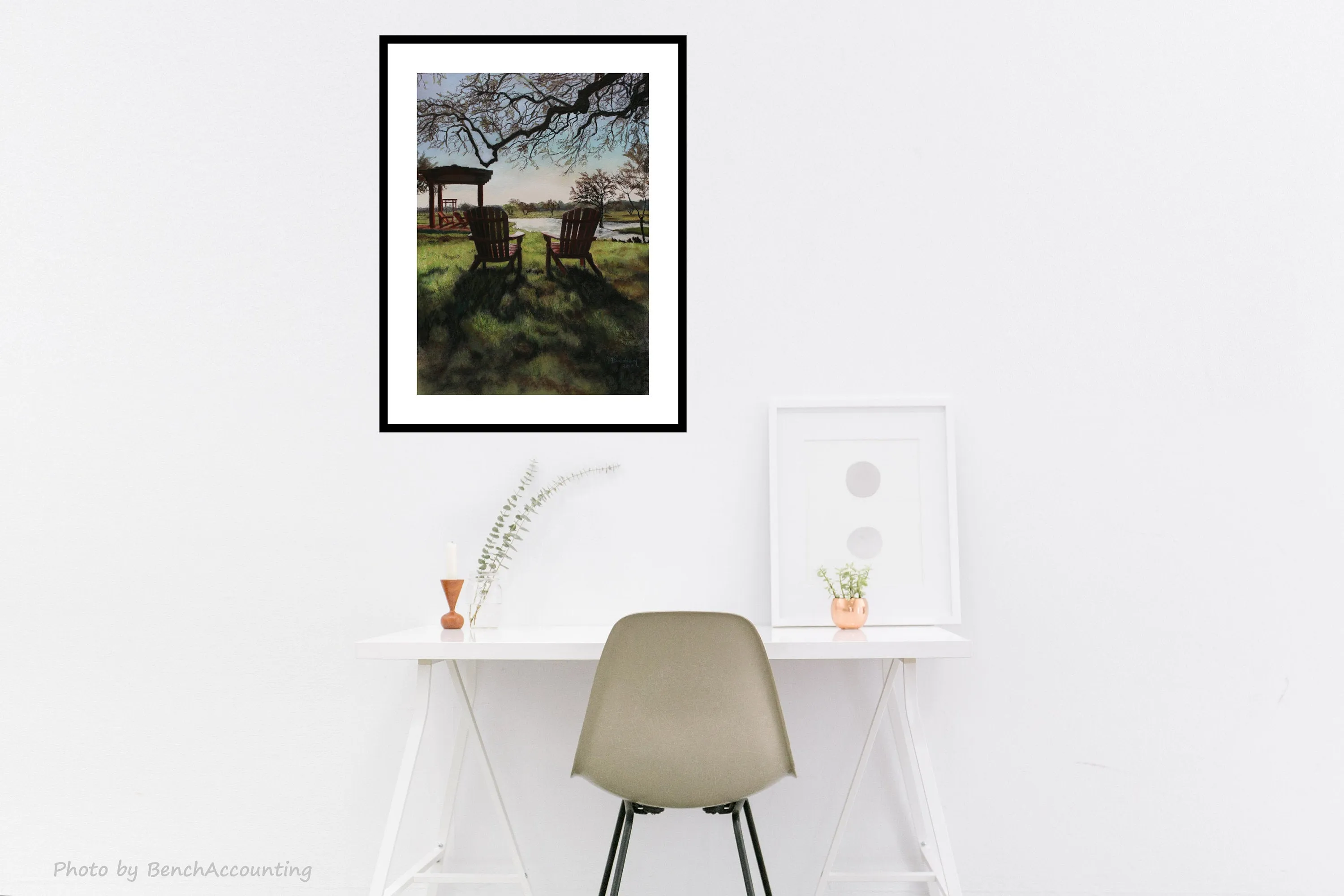 Morning Light at the Vineyard Florence Texas Fine Art PRINT