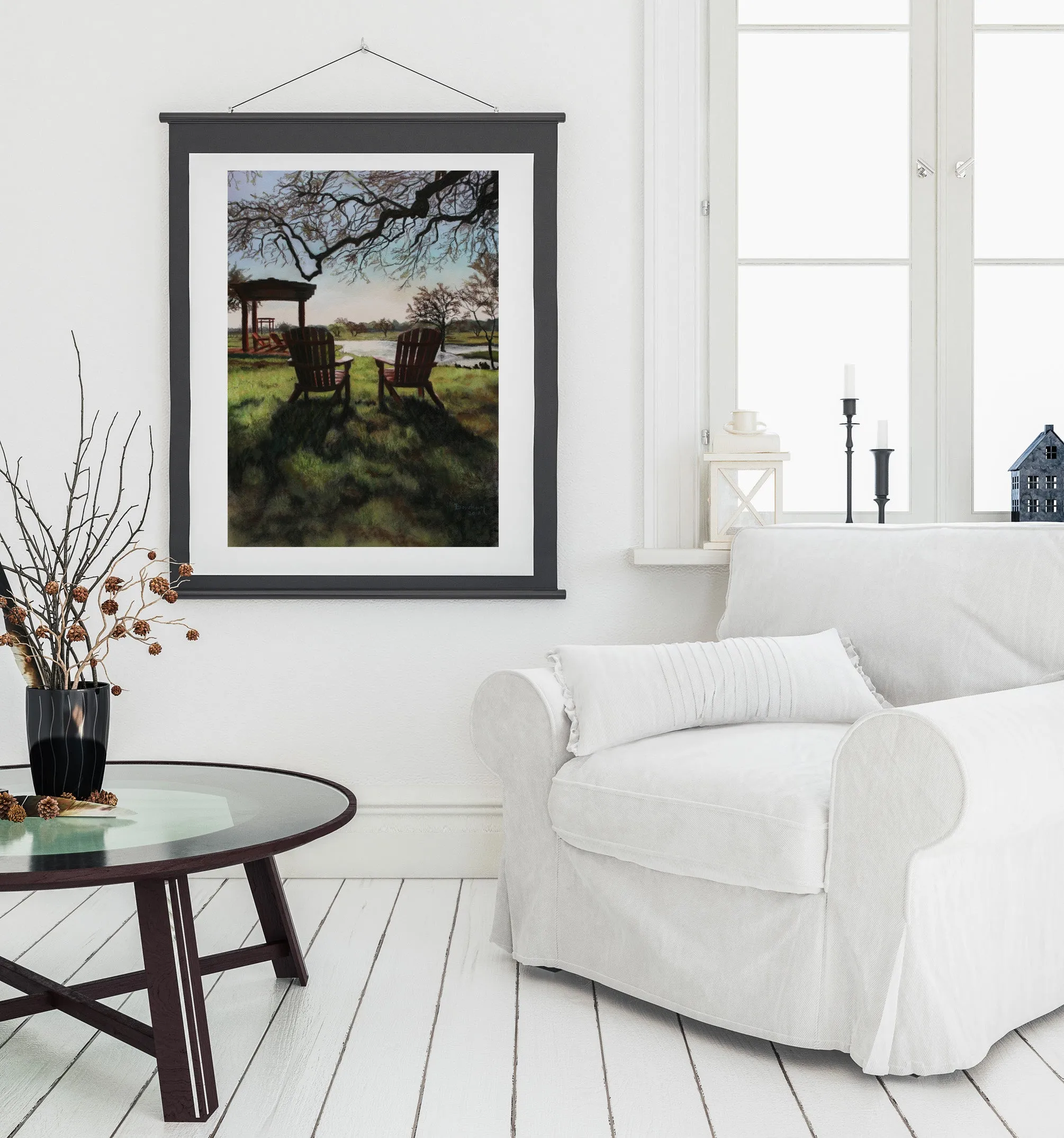 Morning Light at the Vineyard Florence Texas Fine Art PRINT