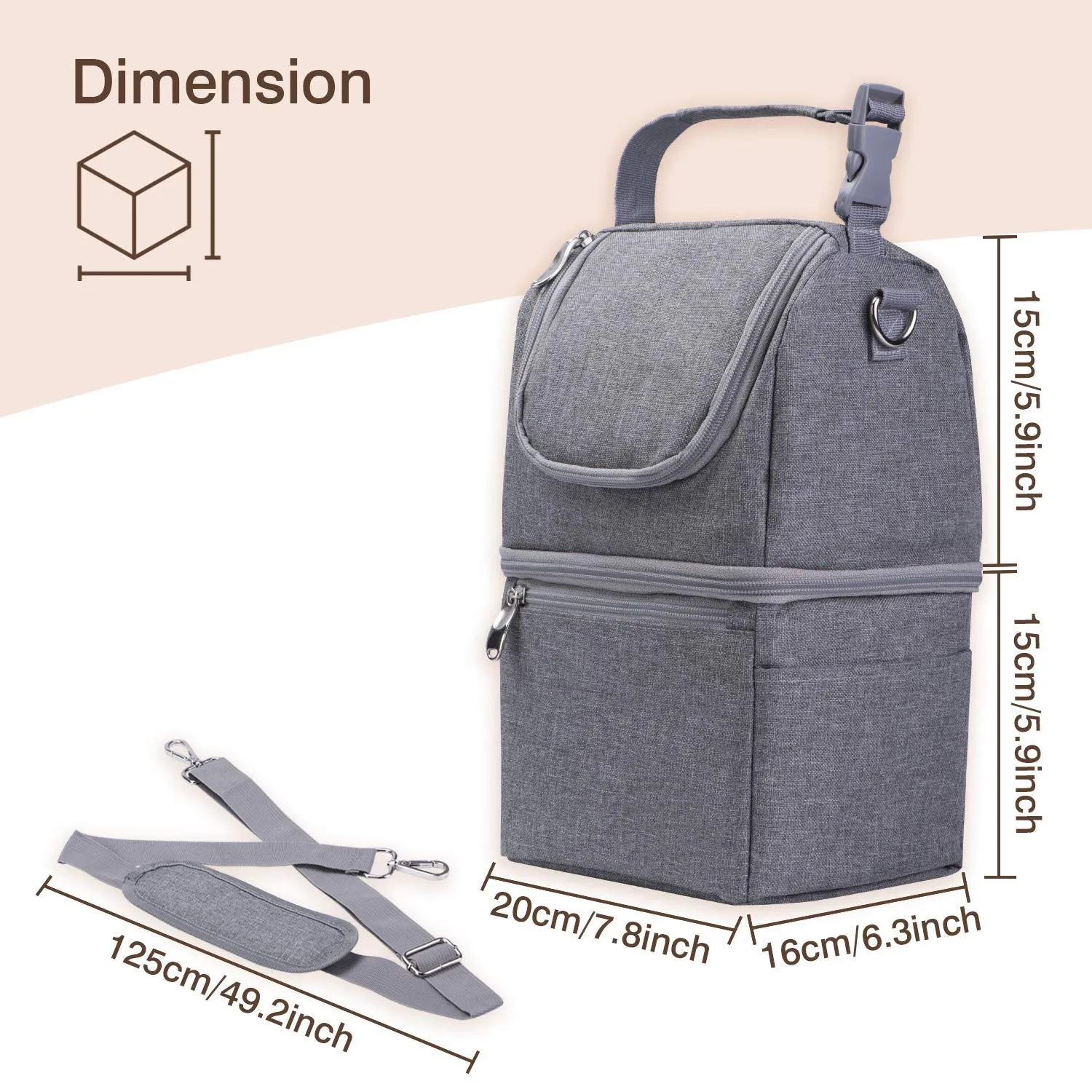 Multi-Function Breastmilk Cooler Bag