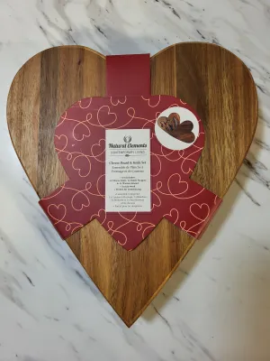 Natural Elements Contemporary Living Cheese Board & Knife Set