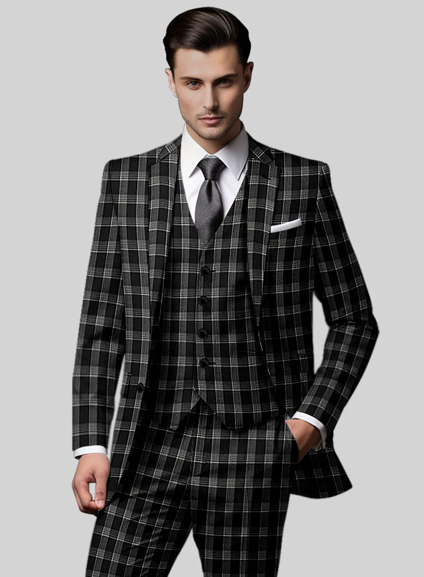 Noble Amalia Black Wool Suit