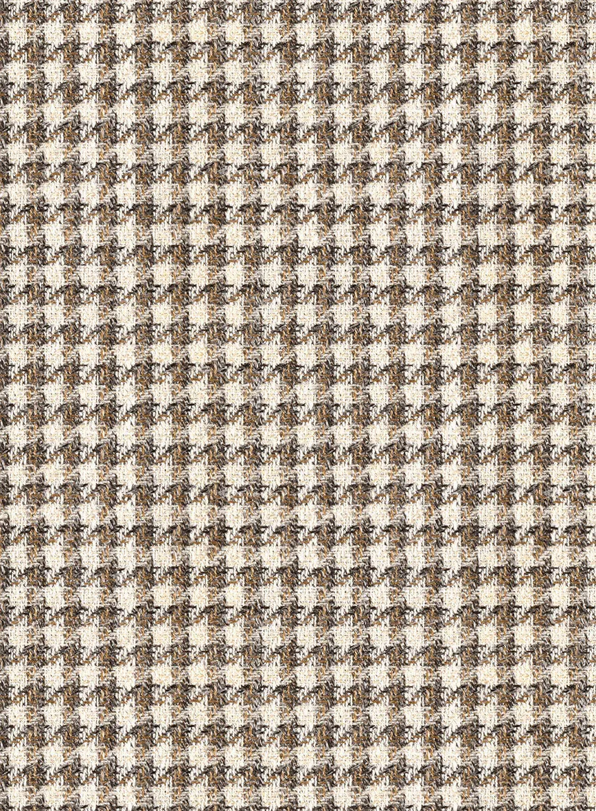 Noble Jaime Houndstooth Wool Silk Linen Suit