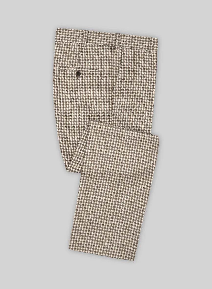 Noble Jaime Houndstooth Wool Silk Linen Suit