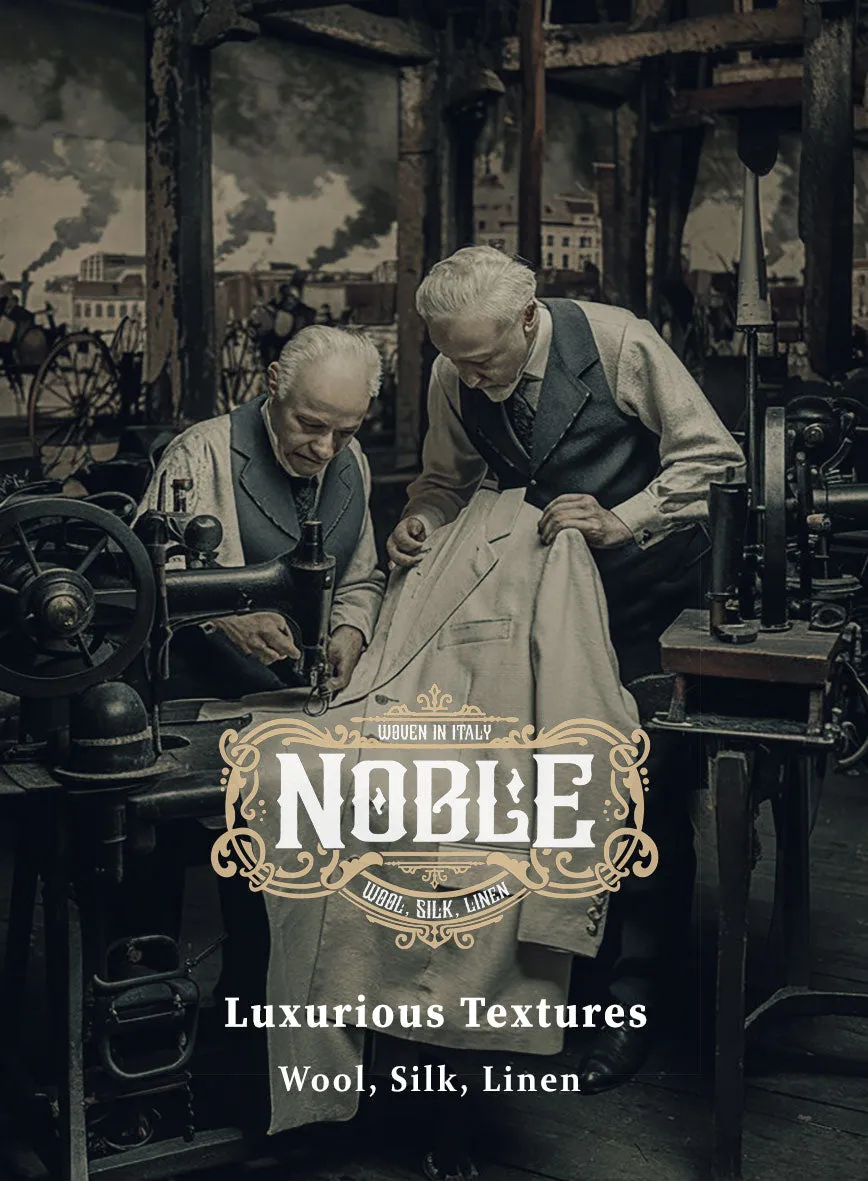Noble Rafaela Check Wool Silk Linen Jacket
