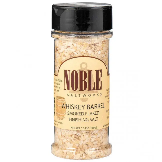 Noble Smokeworks Whiskey Barrel Smoked Flaked Finishing Salt