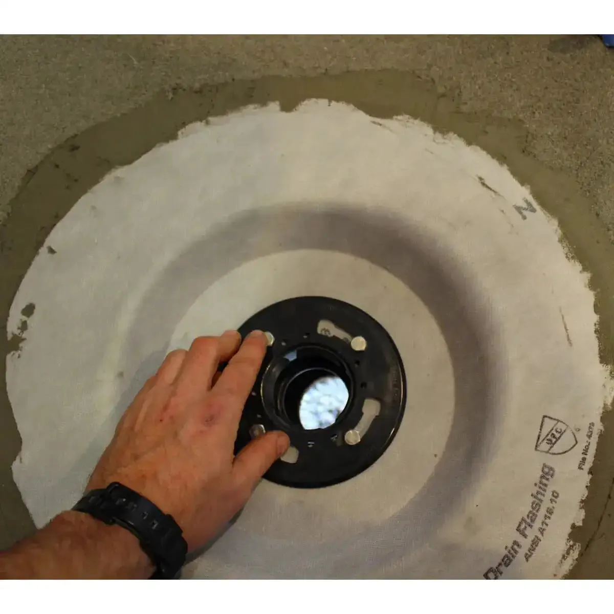 NobleFlex Drain Flashing