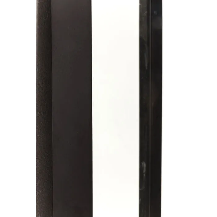 Ombra Soft Black Rectangular Mirror