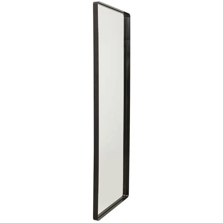 Ombra Soft Black Rectangular Mirror