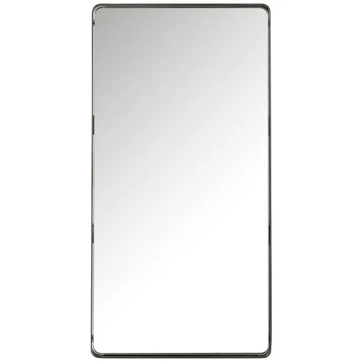Ombra Soft Black Rectangular Mirror
