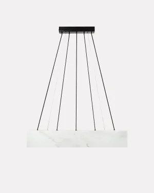 On White Marble Pendant